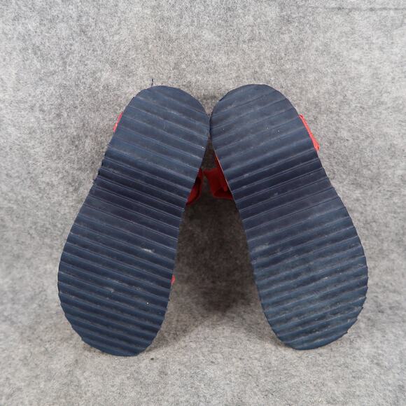 Zara Shoes Kids 33 Sport Sandals Platform Adjustable Straps Platform Red Pink - Picture 9 of 11